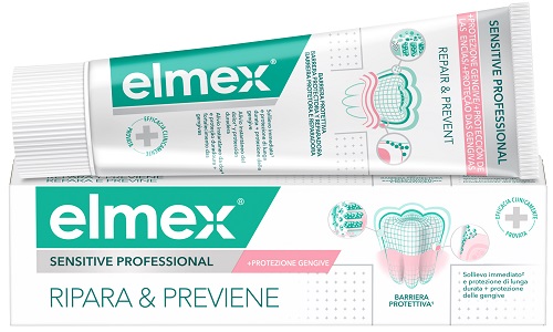 Elmex Sensitive Professional Dentifricio Ripara e Previene 75 ml