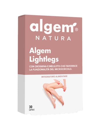Algem Lightlegs Integratore per Gambe Pesanti 30 Capsule