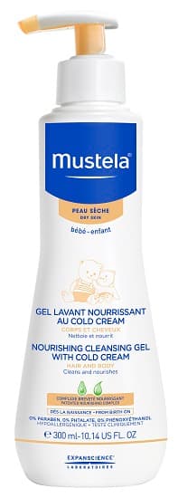 Mustela Gel Detergente alla Cold Cream per la Pelle Secca 300 ml