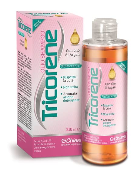 Tricorene olio shampoo rinforzante con olio di argan 210 ml