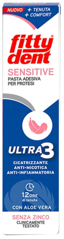 Fittydent Sensitive Pasta Adesiva Per Protesi 40 g