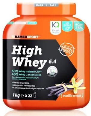 Named Sport High Whey Preparato a base di proteine del siero del latte gusto vaniglia 1 kg
