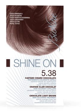 Bionike Shine On 5.38 Castano Chiaro Cioccolato Trattamento Colorante Capelli