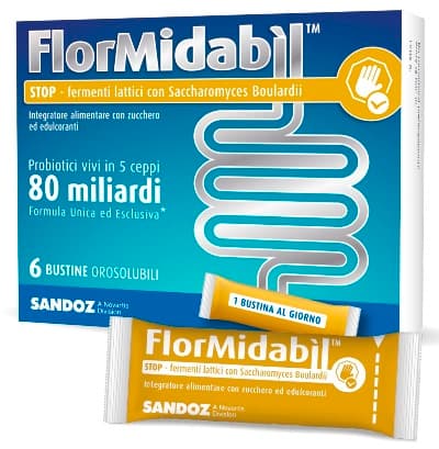 Flormidabil stop 6 bustine orosolubili 1,5 g