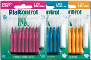 Plakkontrol Scovolini Manico Fisso 0,7 mm 8  Pezzi