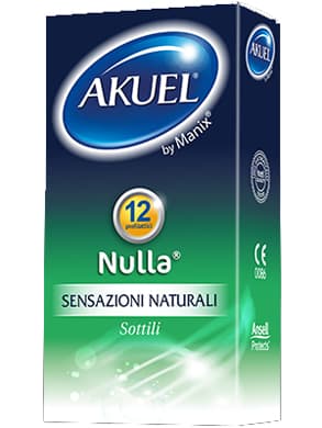 Profilattico ansell akuel by manix nulla b 6 pezzi