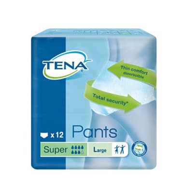 Tena Pants Super Tripla Protezione Mutandina Assorbente 12 pezzi Misura L