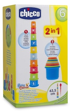 Chicco Gioco Numeri Impilabili 6m+