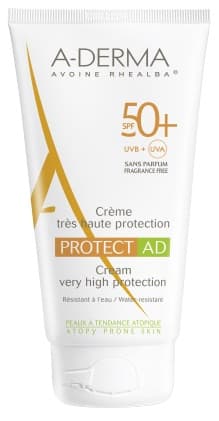 A-Derma Protect AD Crema Solare SPF 50+ Pelle Tendenza Atopica Tubo 150 ml