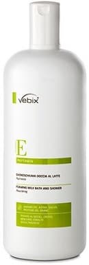 Vebix Phytamin Vitamina E Bagnoschiuma Doccia al Latte Detergente 1000 ml