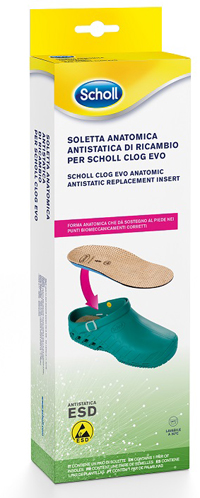 CLOG EVO ANATOMIC ANTISTATIC INSOLES MICROFIBRE UNISEX 39-40