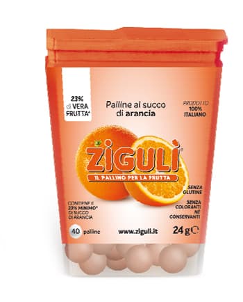 Ziguli-arancia 40palline 24g