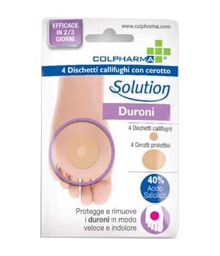 Dischetto callifugo con cerotto colpharma duroni 4 pezzi