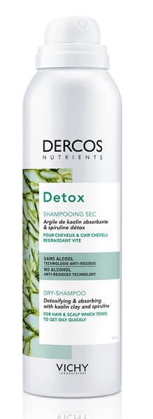 Vichy dercos nutrients detox shampoo secco capelli grassi 150 ml