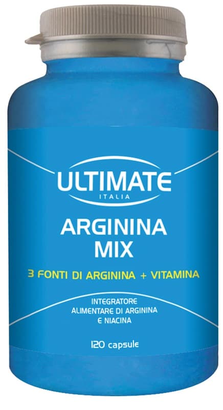 Ultimate Italia Arginina Mix Integratore di Arginina e Niacina 120 Compresse