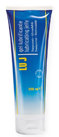 Gel lubrificante non sterile per esplorazioni rettali ginecologiche e per strumenti endoscopici flessibili idrosolubile trasparente tubo 250ml
