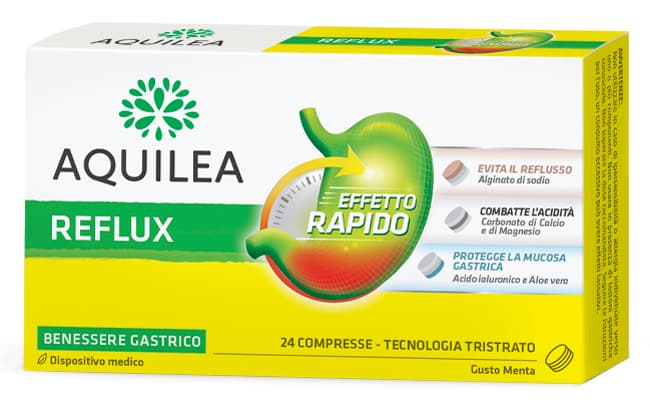 Aquilea Reflux Effetto Anti Acido 24 Compresse