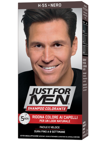 Just for Men Shampoo Colorante Per Uomo Nero