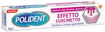 Polident Effetto Cuscinetto Adesivo Protesi Dentali 70 g
