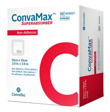 Medicazione Avanzata Convamax Superabsorber Non Adhesive 7,5 X 7,5 Cm 10 Pezzi