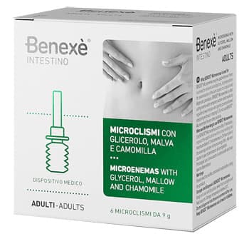 Benexe' microclismi adulti 6 pezzi x 9 g farmacia