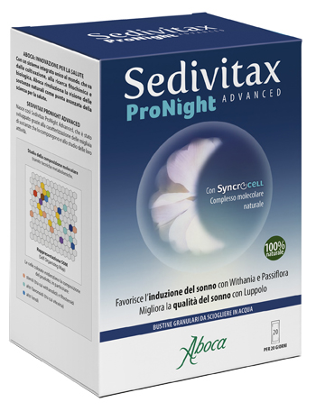 Sedivitax pronight advanced 20 bustine