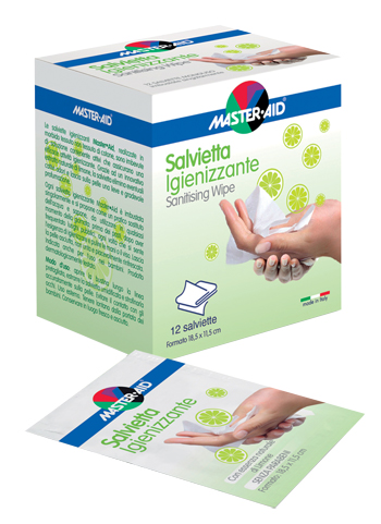 12 Salviette igienizzanti