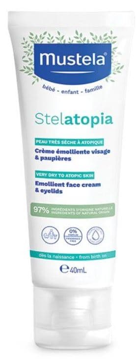 Mustela Stelatopia Crema Viso Emolliente per Neonati e Bambini 40 ml