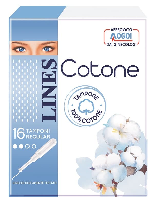 LINES COTONE TAMPONE REGUL 16P