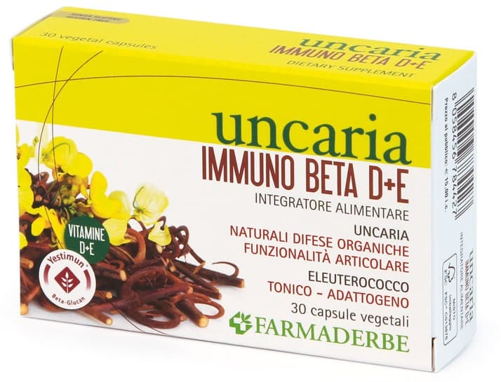 Uncaria Immuno Beta D+E 30Cps