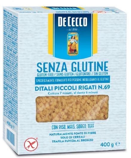 De Cecco Ditali Piccoli Rigati N69 Nuova Ricetta 400 G