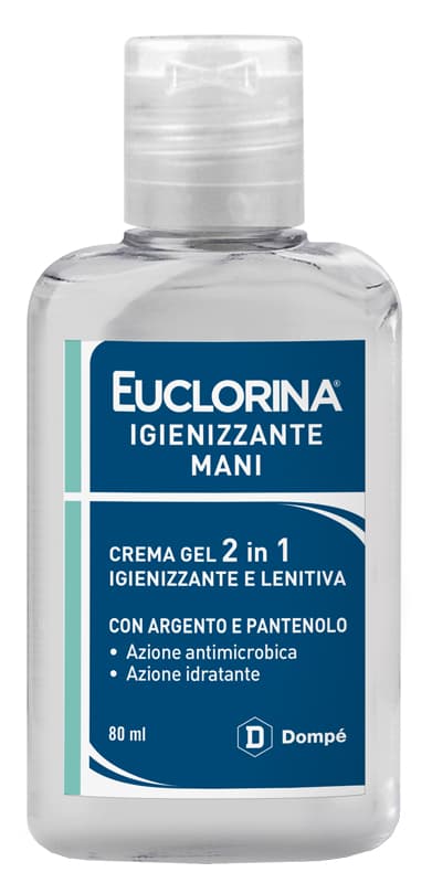 Euclorina Gel Mani Igienizzante Azione Lenitiva 80 ml