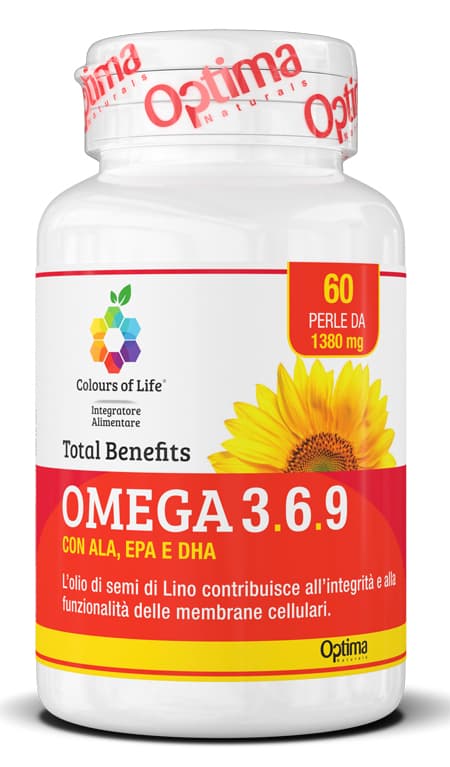 Colours of life omega 3 6 9 total benefits 60 capsule molli 1380 mg