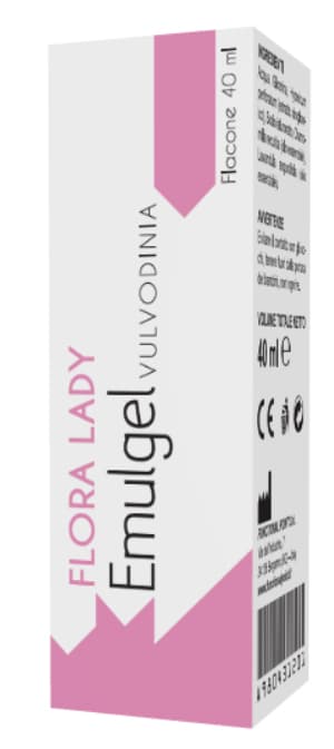 Flora lady emulgel vulvodinia gel vaginale 40 ml + 5 cannule monouso