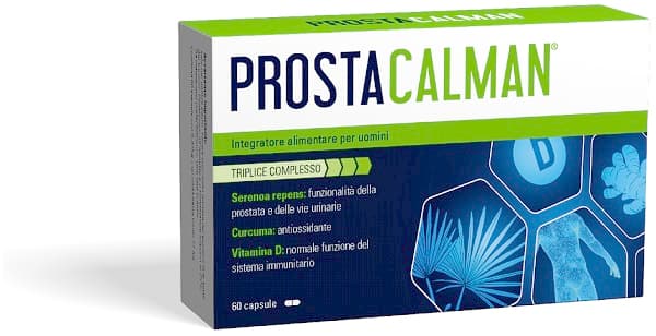 PharmaSGP Prostacalman Integratore per la Prostata e le Vie Urinarie 60 capsule