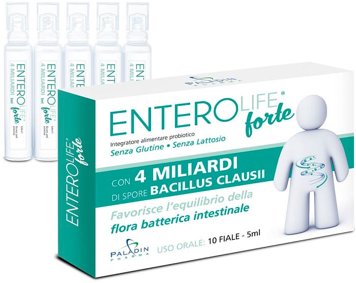 Enterolife 10 Flaconcini - Integratore per la flora intestinale