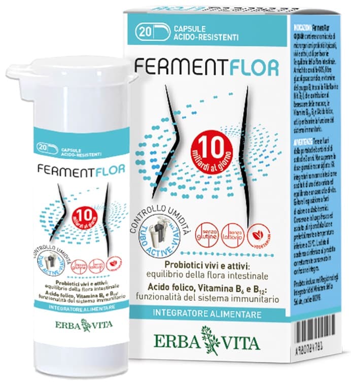 Erba Vita Fermentflor Integratore Intestinale 20 Capsule