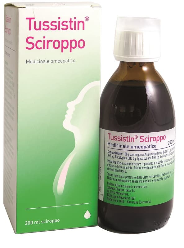 Schwabe Tussistin Sciroppo Medicinale Omeopatico 200 ml