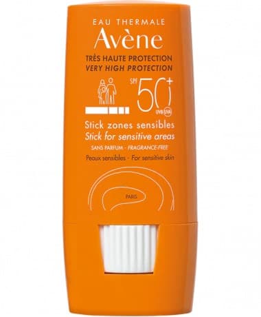 Avène Solare Stick Large Zone Sensibili SPF 50+ 8 g