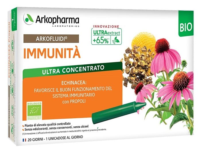 Arkofluidi Immunità Integratore Difese Immunitarie 20 Fiale