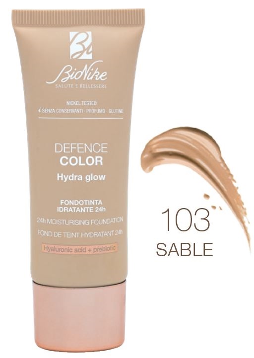 Bionike Defence Color Fondotinta Hydra Glow 103 Sabbia 30 ml
