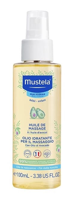 Mustela Olio Idratante Per Massaggio Neonati e Bambini 110 ml