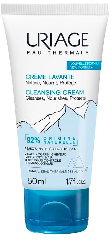 Uriage Eau Thermale Crema Lavante Detergente Senza Sapone Viso Corpo e Capelli 50 ml