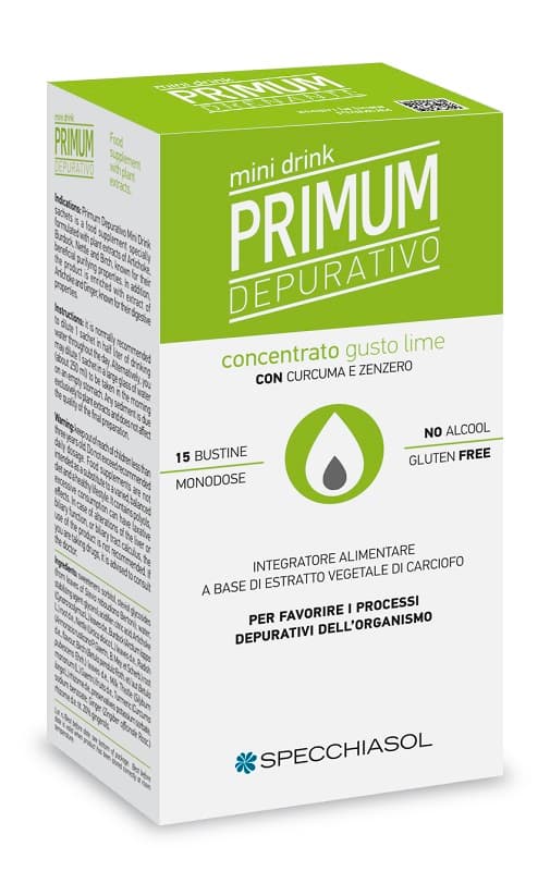 Primum Depurativo Minidrink Gusto Lime 15 Stick