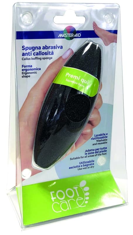 Master-aid foot care spugna abrasiva
