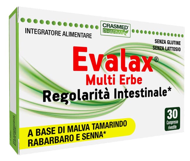 Evalax multi erbe integratore regolarità intestinale 30 compresse