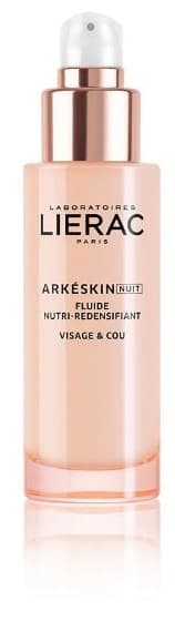 Lierac Arkéskin Fluido Viso Notte Nutriente Ridensificante Pelle In Menopausa 50ml