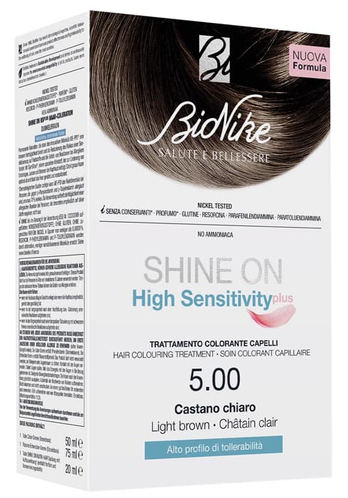 Bionike Shine On High Sensitivity Plus Tintura Per Capelli Castano Chiaro 5.00