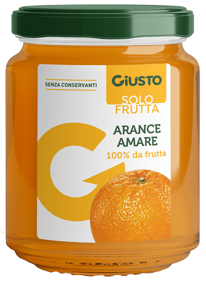 Giusto solo frutta marmell arance amare 284 g