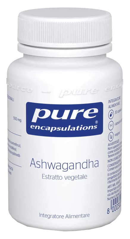 Pure Encapsulations Ashwagandha Integratore Contro Stress e Stanchezza 30 Capsule